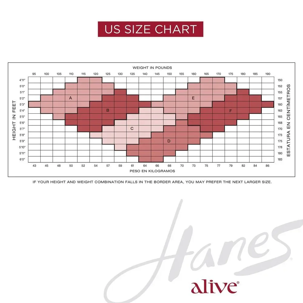 Hanes Alive Toe Sheer Pantyhose Barely Black Size F Pack of 1